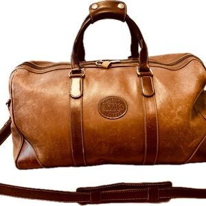 Vintage Roots Leather Duffle Bag